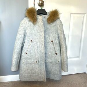 J Crew Coat in Italian Stadium Cloth